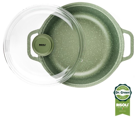 Risoli 24 cm DERİN CAM KAPAKLI TENCERE DR.GREEN® 0 image