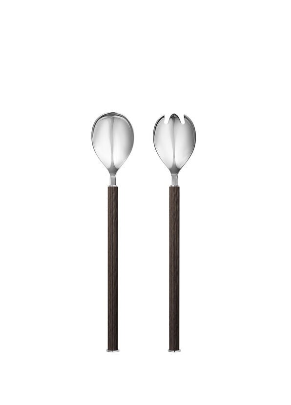 Georg Jensen Bernadotte 2li Ahşap Salata Servisi 0 image