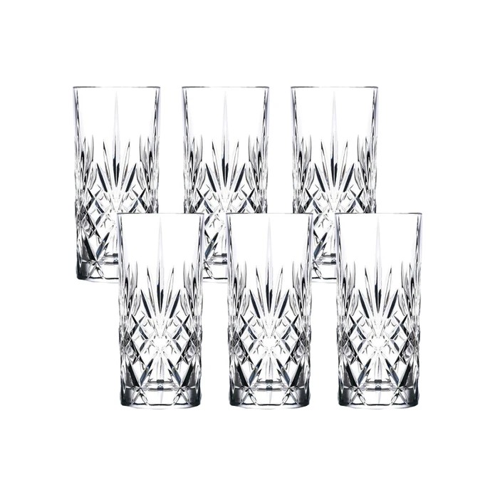 RCR Melodia 6'lı Meşrubat Bardağı 360 ml cover pic