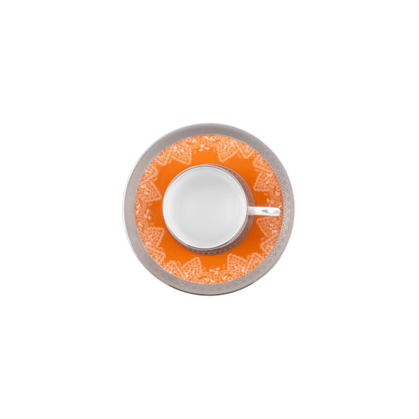 Haviland Romane Orange 2li set Kahve Fincanı veTabağı 0 image