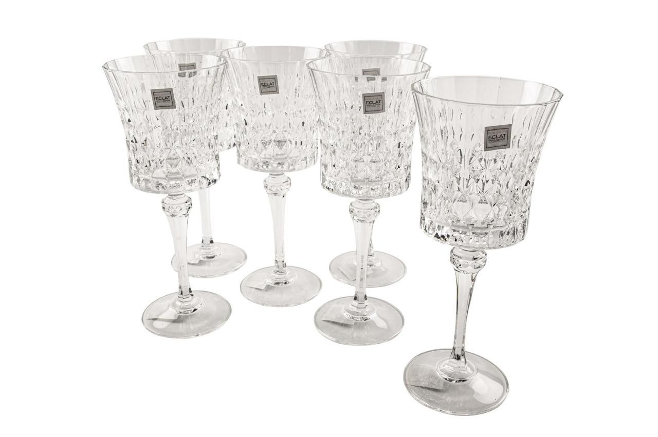 Cristal D'arques Lady Diamond 6lı Kadeh 19cl 0 image