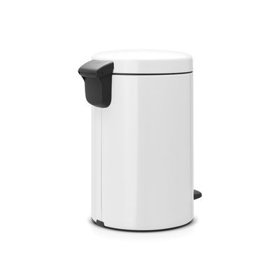 BRABANTİA NEWICON WHITE PEDALLI ÇÖP KUTUSU 12L 111969 0 image