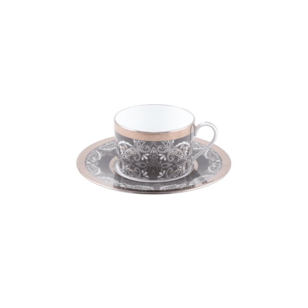 Haviland Romane Gris 2li Set Çay Fincanı ve Tabak cover pic