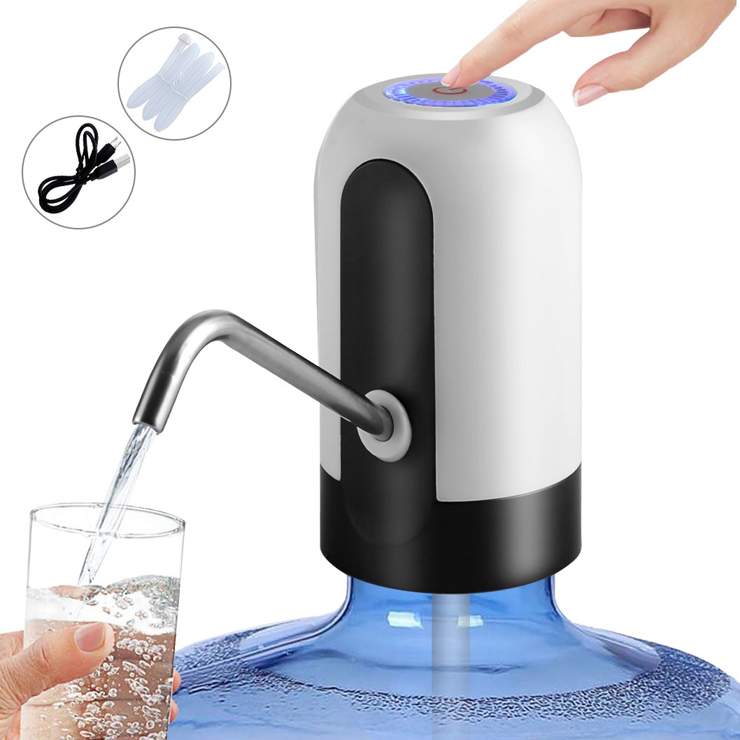 PUDHOMS 5 Gallon Water Dispenser - USB Charging Water Pump for 5 Gallon Bottle