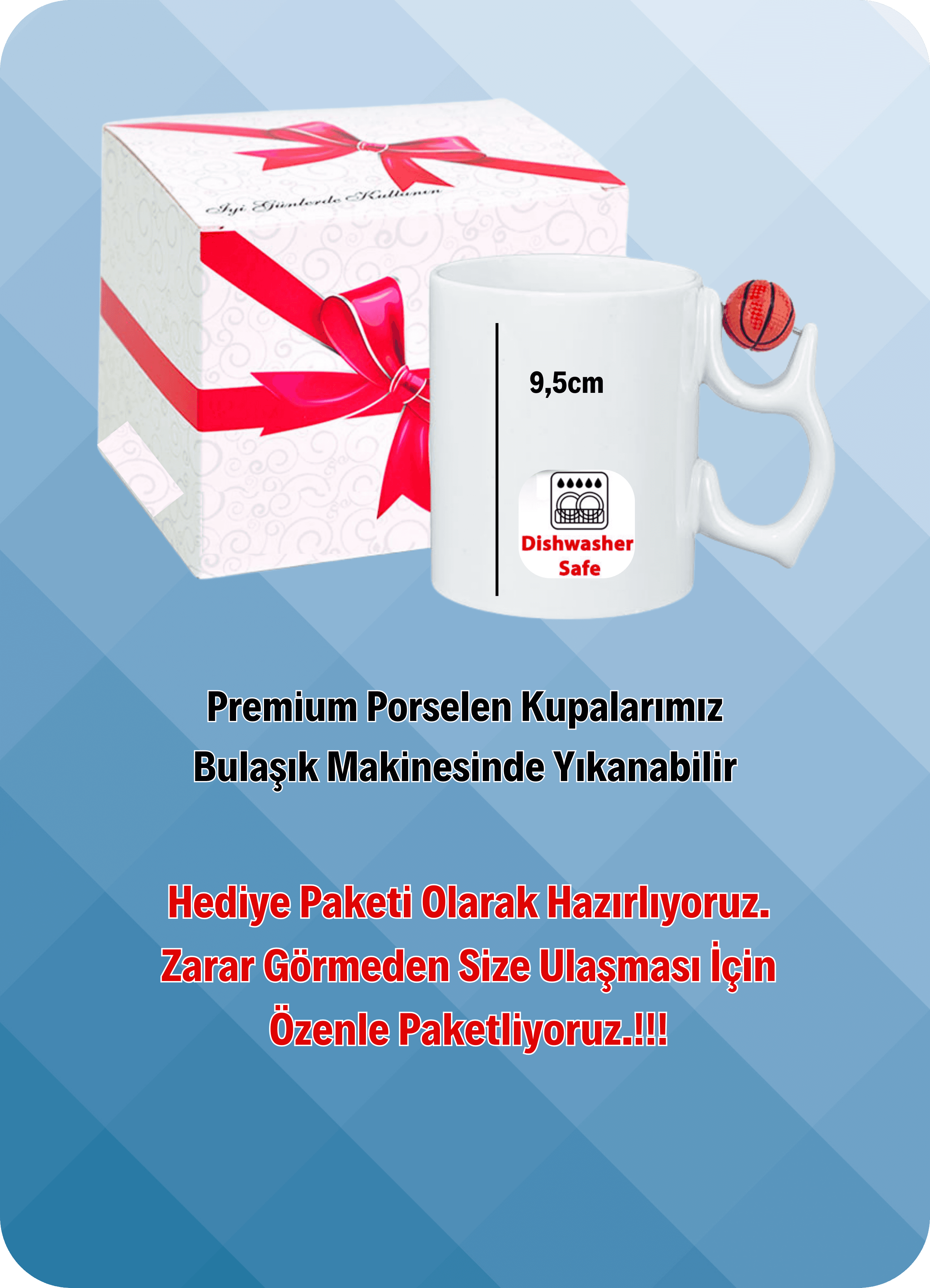 Basketbol Toplu Kişiye Özel İsimli Resimli Kupa Bardak Çay Kahve Fincanı