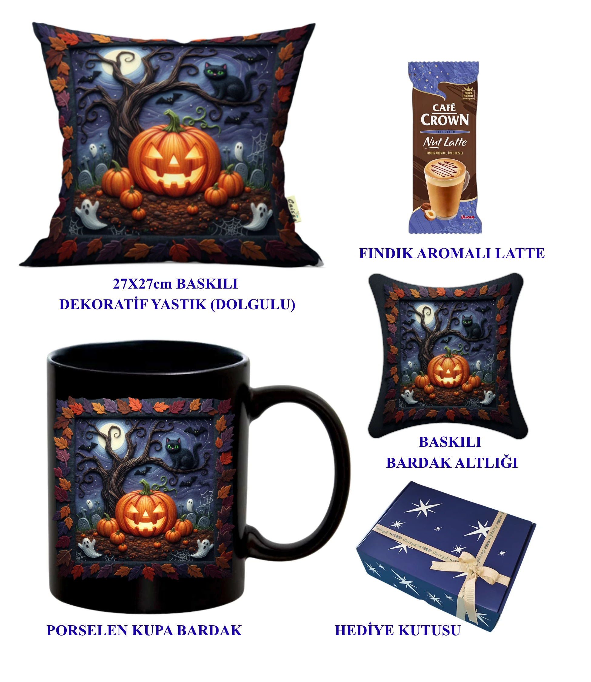 Cadılar Bayramı Helloween Temalı Hediye Seti Gift Box