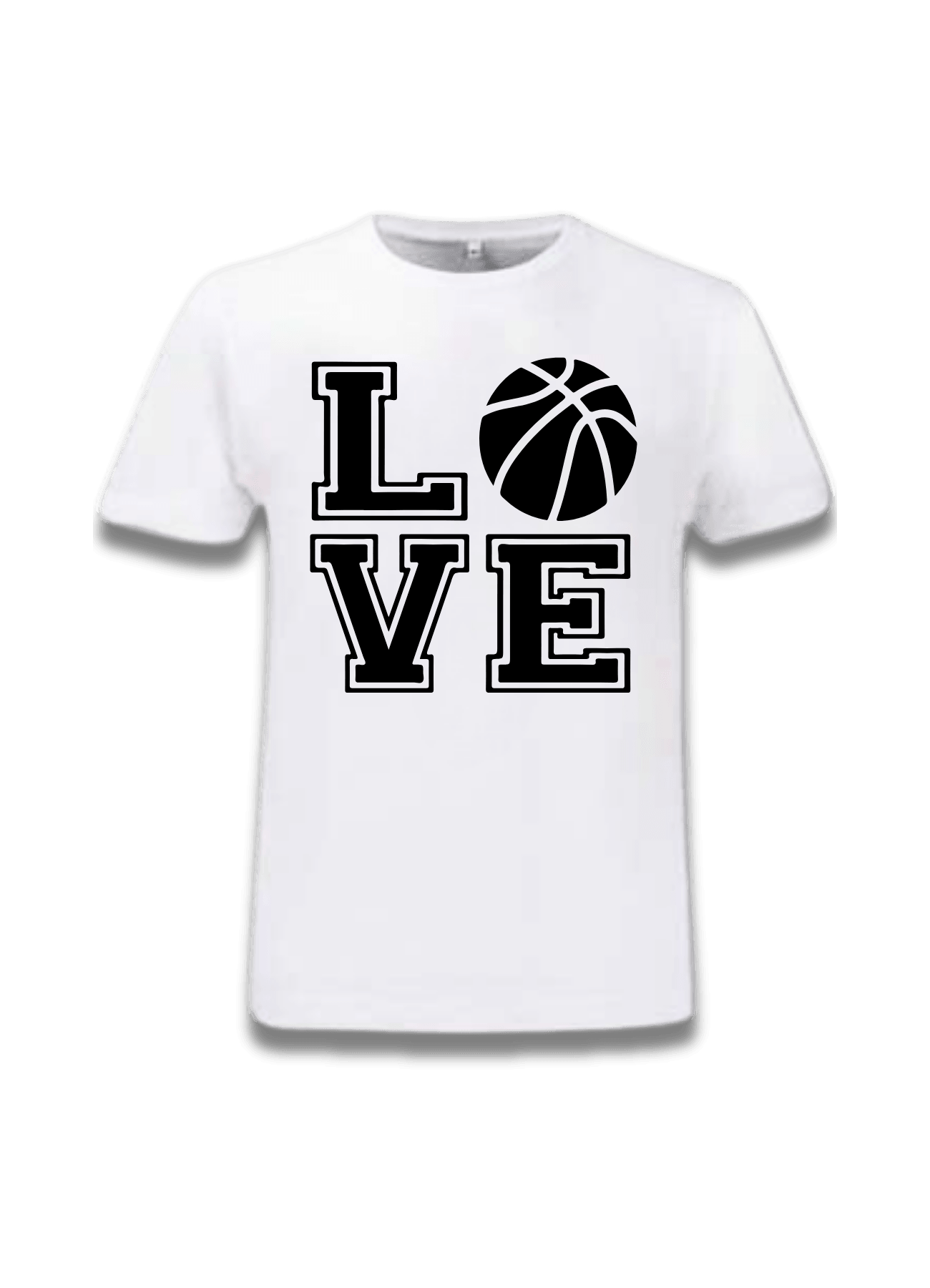 Basketbol Temalı İsimli Basketbol Sever Baskılı Tişört-3