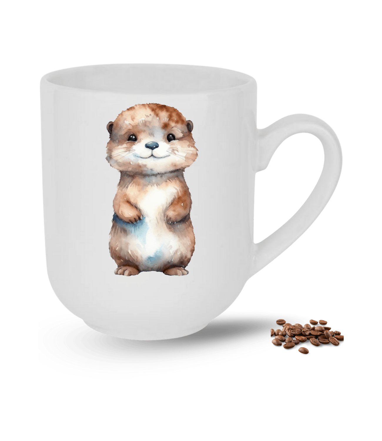Sevimli Anime Su Samuru Cute Baskılı Elit Lüx Porselen Kupa Bardak