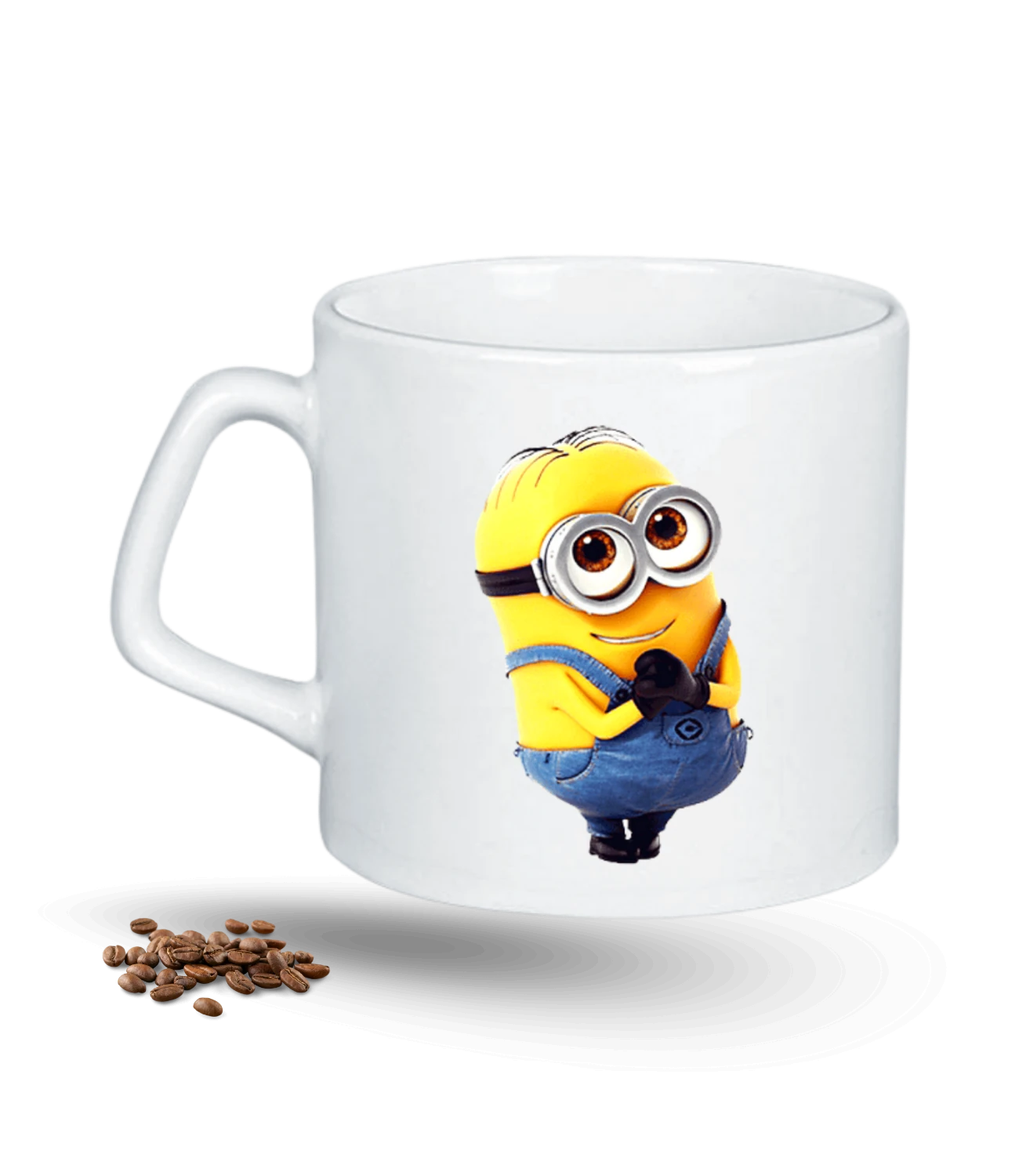 Minyonlar Temalı Dave Baskılı Porselen Afilli Kupa Bardak