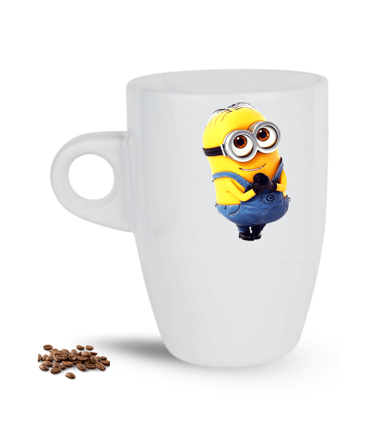 Minyonlar Temalı Dave Baskılı Porselen Latte Kupa Bardak