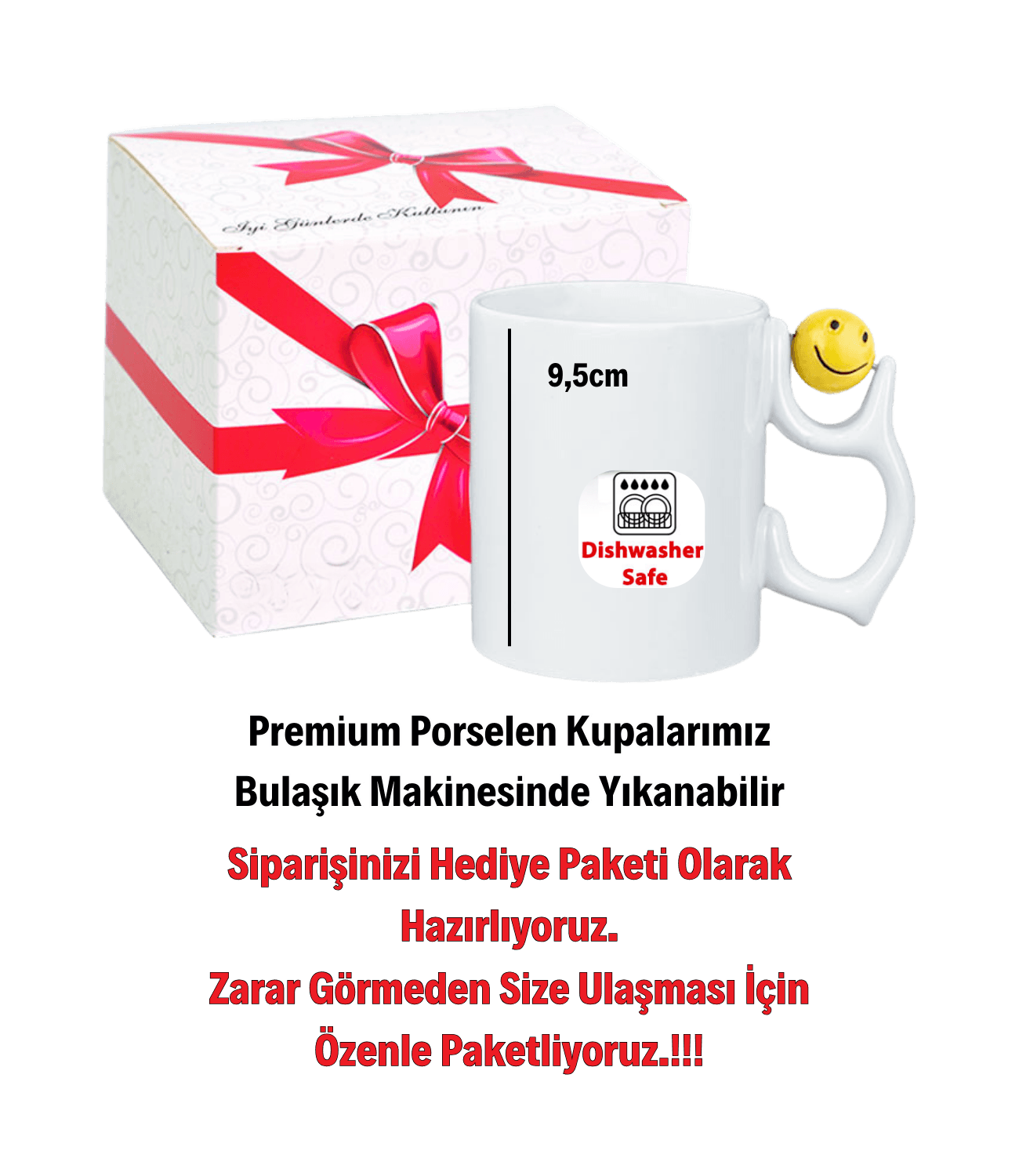 Enter Mode Barbies Baskılı Emoji Dönen Toplu Kupa Bardak Çay Kahve Fincanı