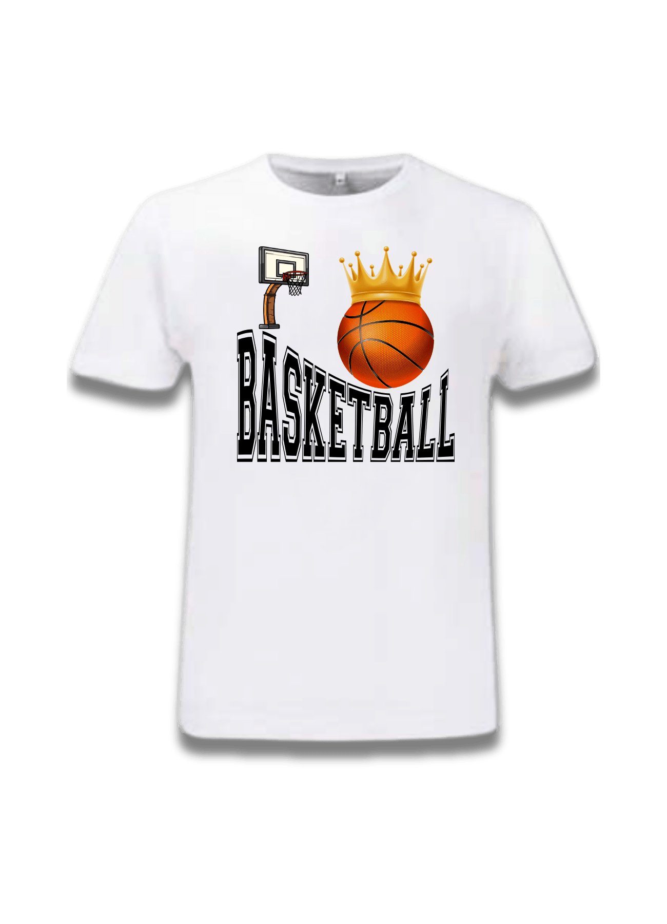 Basketbol Temalı İsimli Basketbol Sever Baskılı Tişört-2