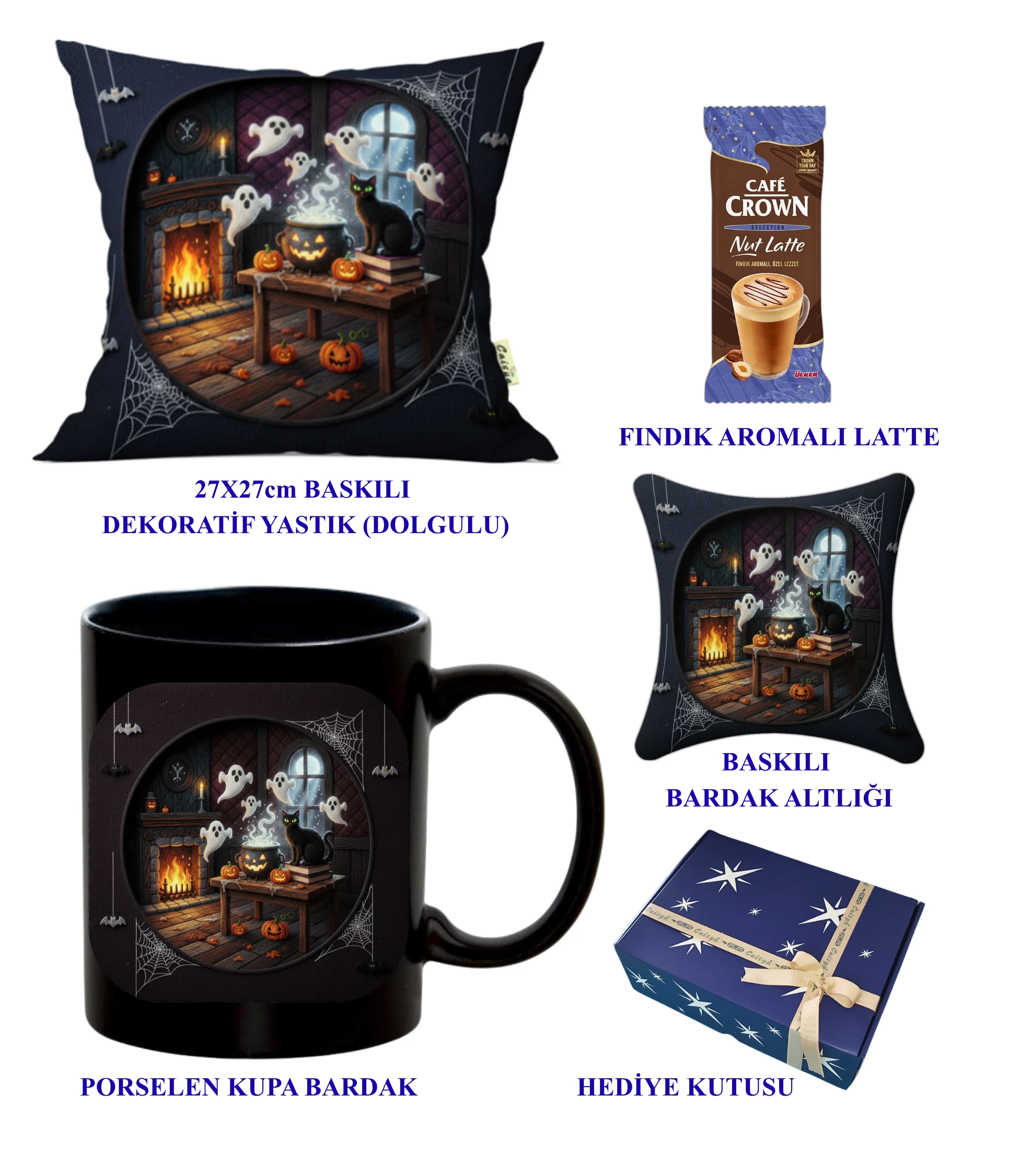 Helloween Cadılar Bayramı Temalı Hediye Seti Gift Box