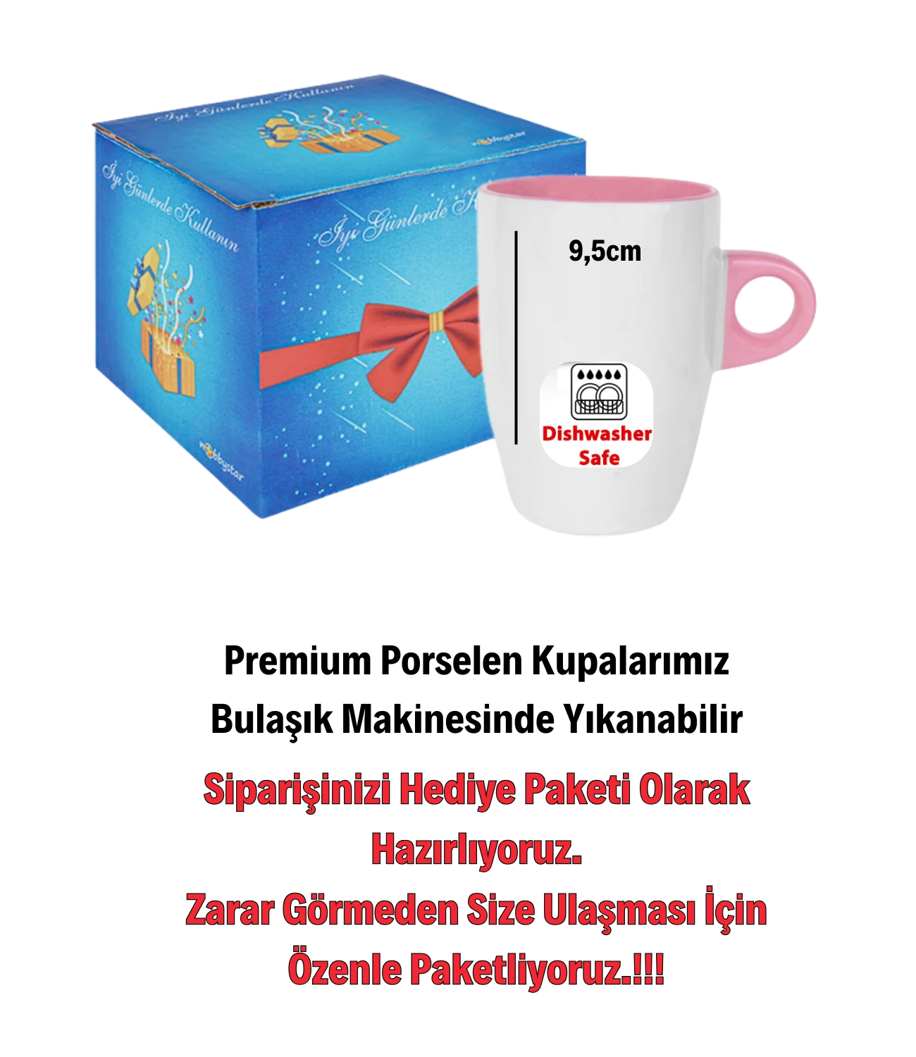 Yılbaşı Hediyesi Noel Kurabiyeleri İsimli Baskılı Porselen Latte Kupa Bardak