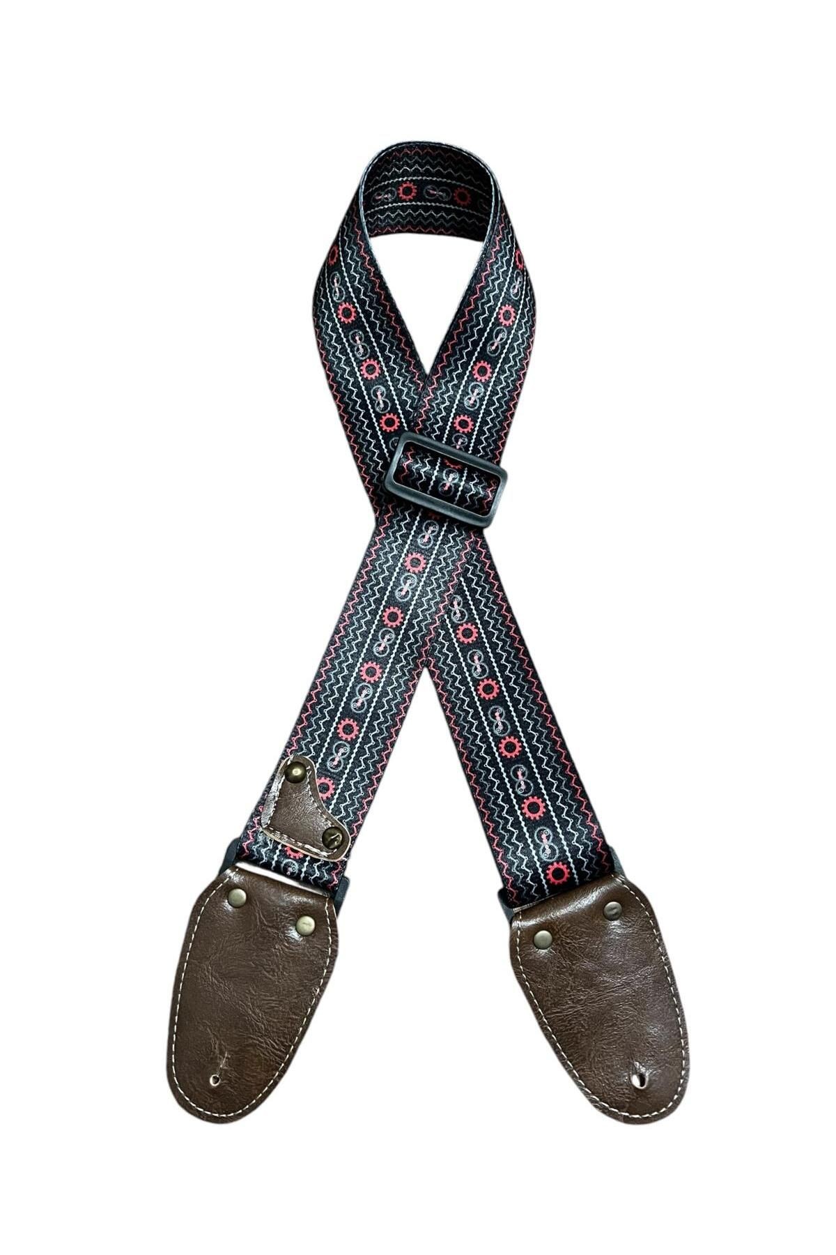 Gitar Askısı, Gitar Omuz Askısı Gitar Kayışı 5 Cm Kalınlık Max: 165 Cm Uzunluk Pena Hediyeli