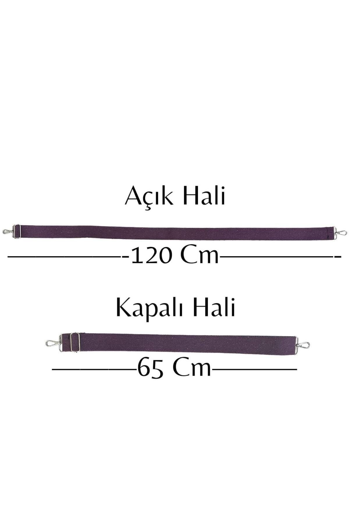 120 Cm Ayarlanabilir Çanta Askısı Dar Dokuma 120 Cm Çanta Askısı, Metal Askılıklı
