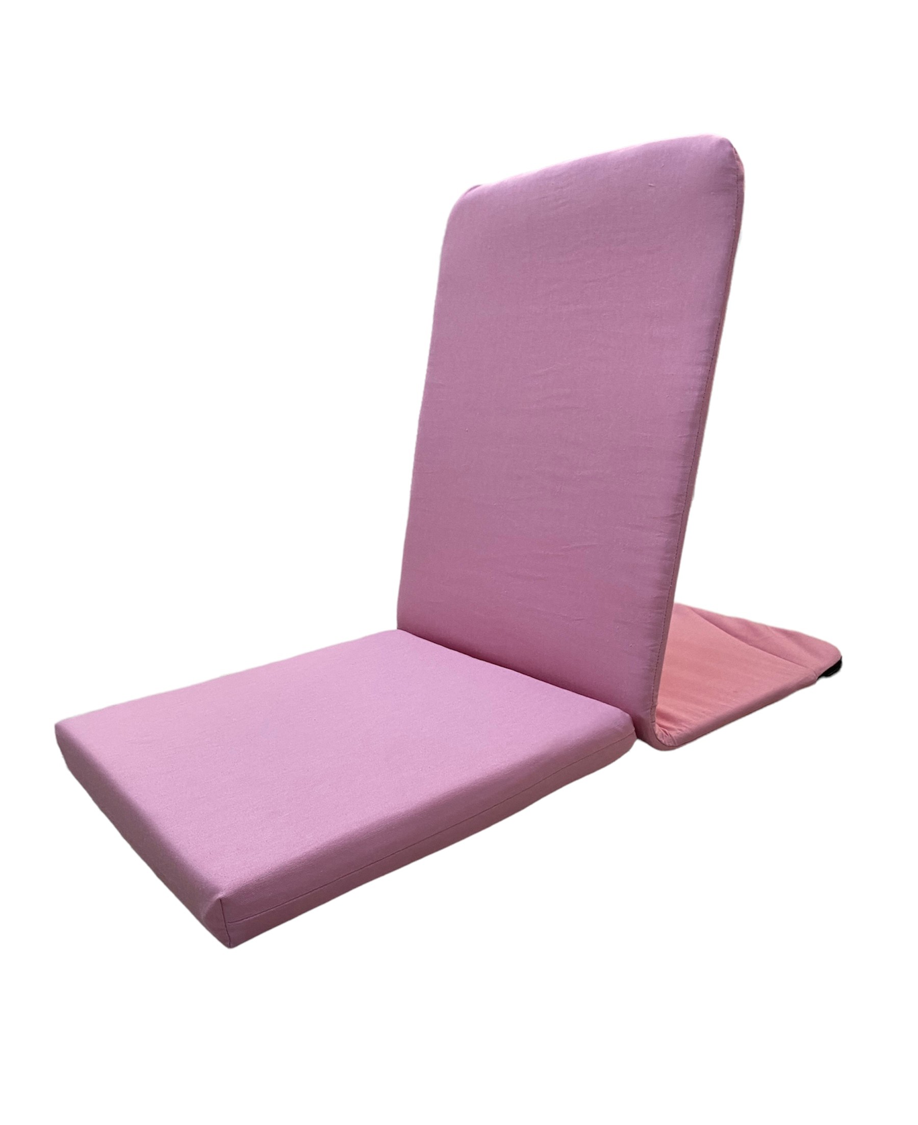 Backjack Destekli Yer Minderi Meditasyon Sandalyesi - pembe