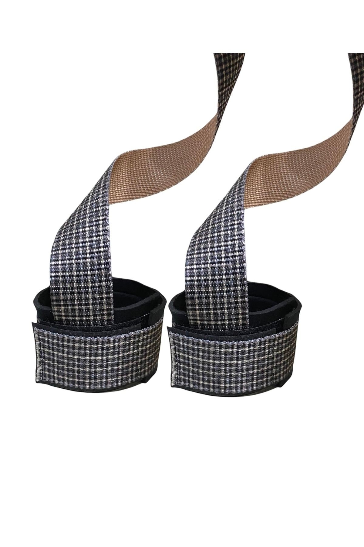 Big Grip Pro Lifting Straps / Ağırlık Kaldırma Kayışı / Füme - Gri