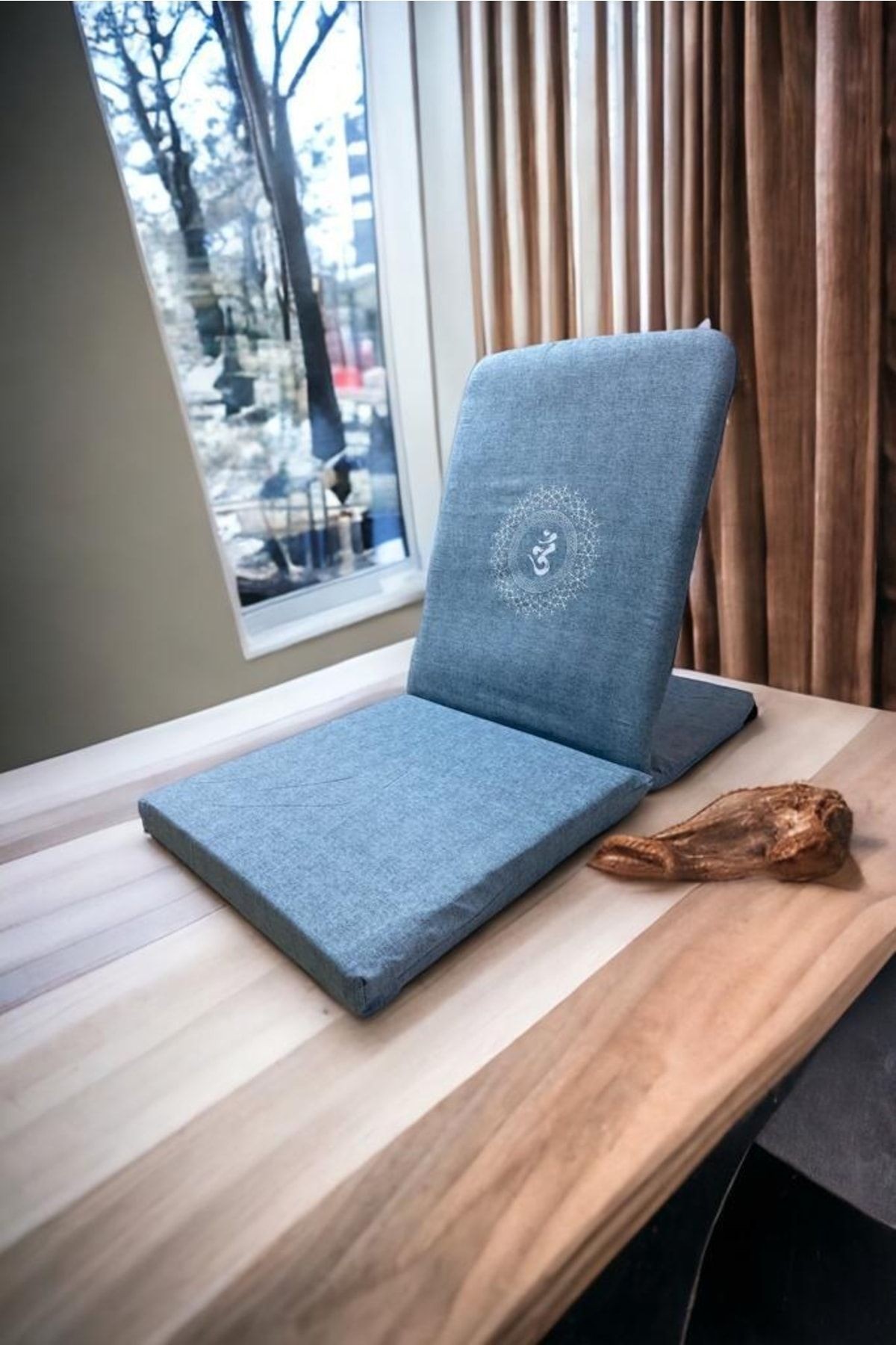 Backjack, Meditasyon Sandalyesi, Destekli Yoga Meditasyon Minderi - mavi