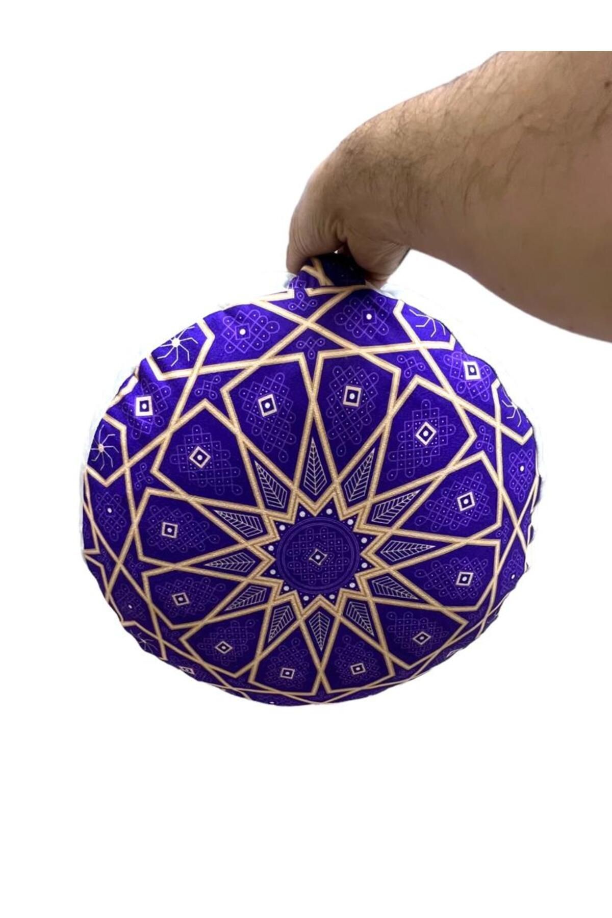 Zafu Karabuğday Dolgulu Meditasyon Minderi - %100 Pamuklu Yoga Meditasyon Minderi