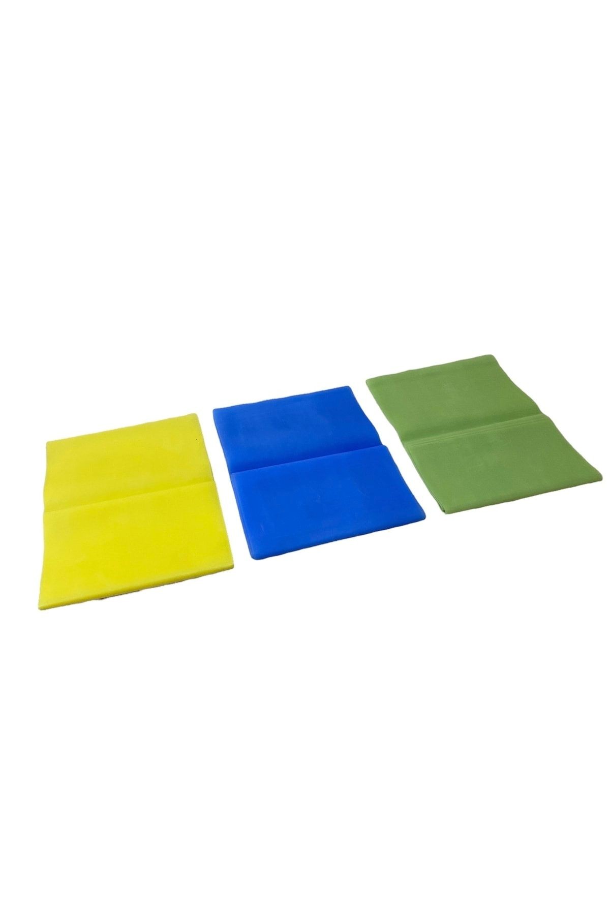 3'lü Pilates Bandı / 3'lü Pilates Lastiği / 3'lü Egzersiz Seti / 3'lü Egzersiz Bandı 120x15 Cm