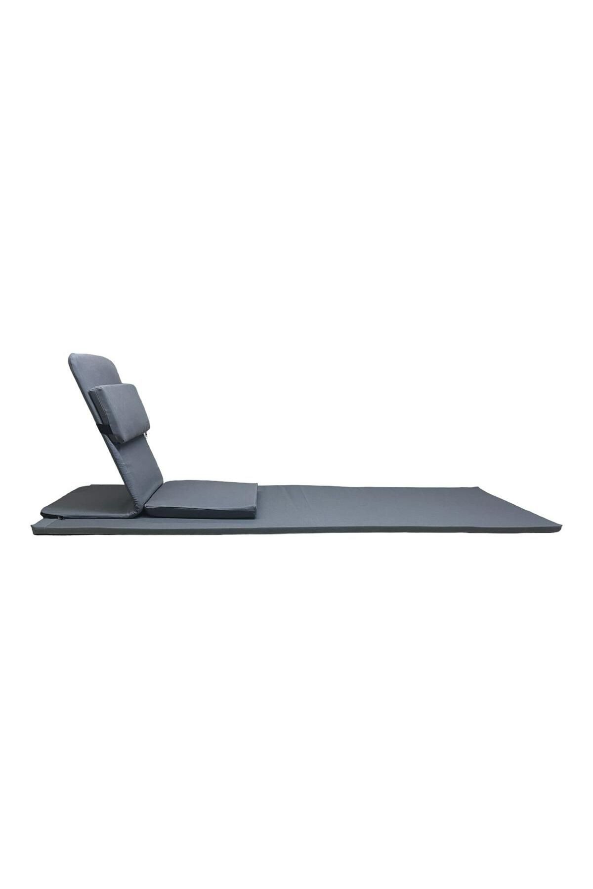 BACKJACK MEDİTASYON SANDALYESİ DESTEKLİ YER MİNDERİ + 60X180 KUMAŞ MAT - BACKJACK 3XL