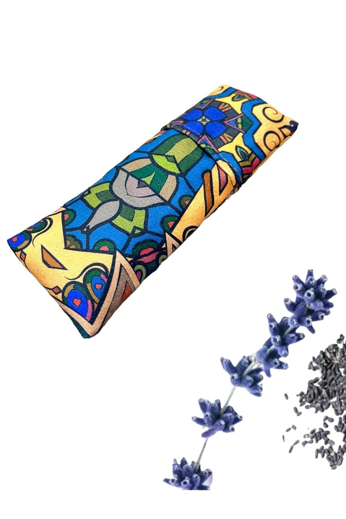 Yoga Lavantalı Göz Yastığı Aromaterapik Meditasyon Lavantalı Göz Bandı
