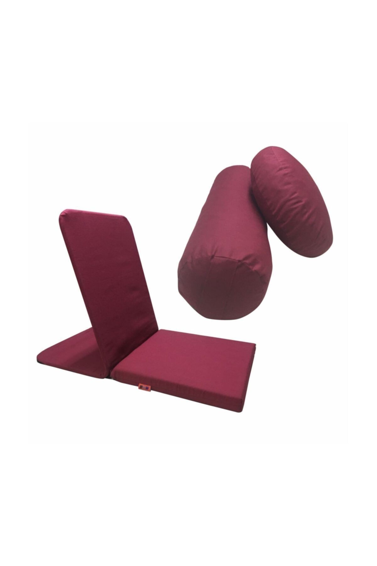 Meditasyon Sandalyesi (back Jack) + Meditasyon Minderi + Bolster 3'lü Set