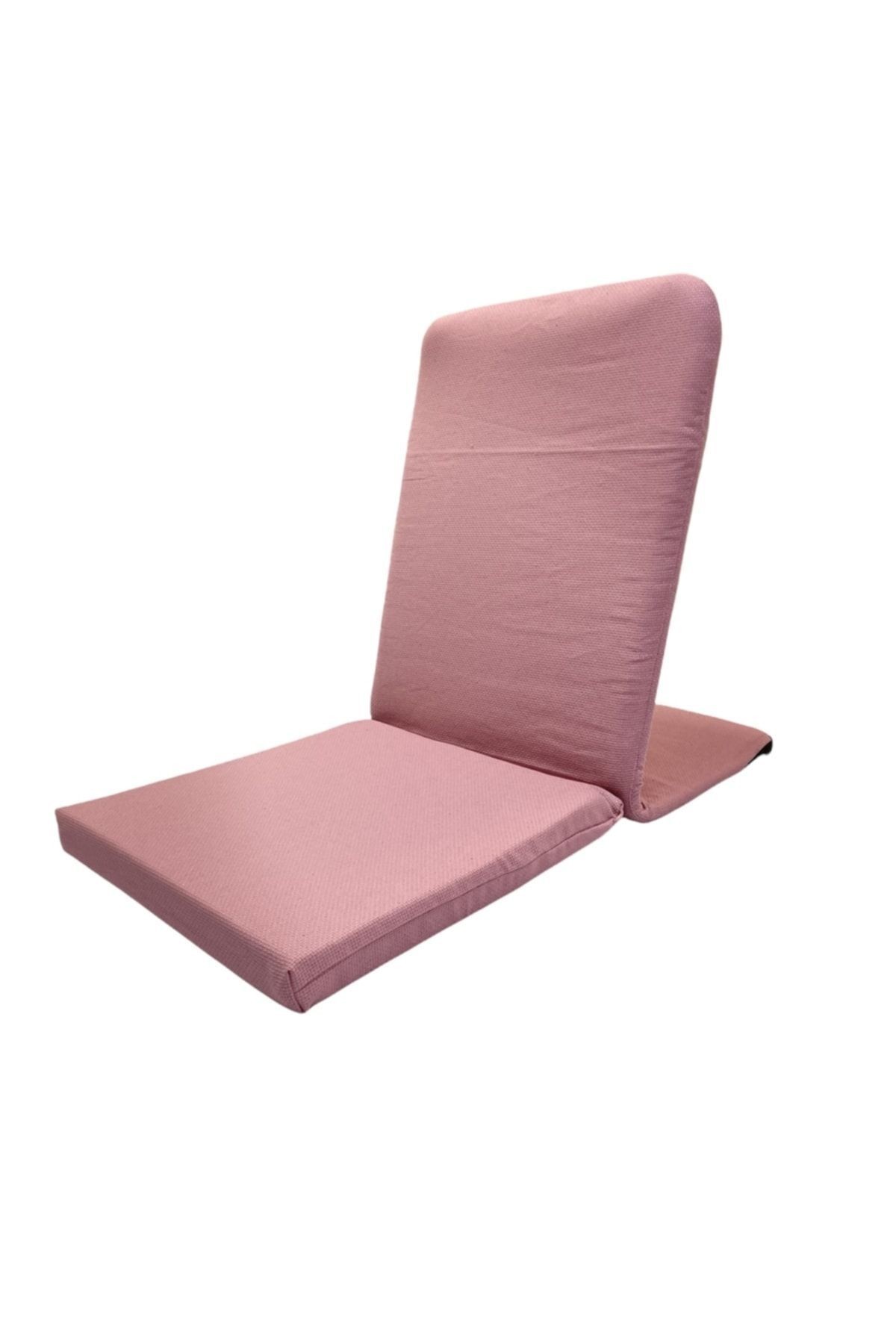 Meditasyon Sandalyesi Yoga Sandalyesi Backjack - Destekli Yer Minderi - Özel Renk - gül kurusu