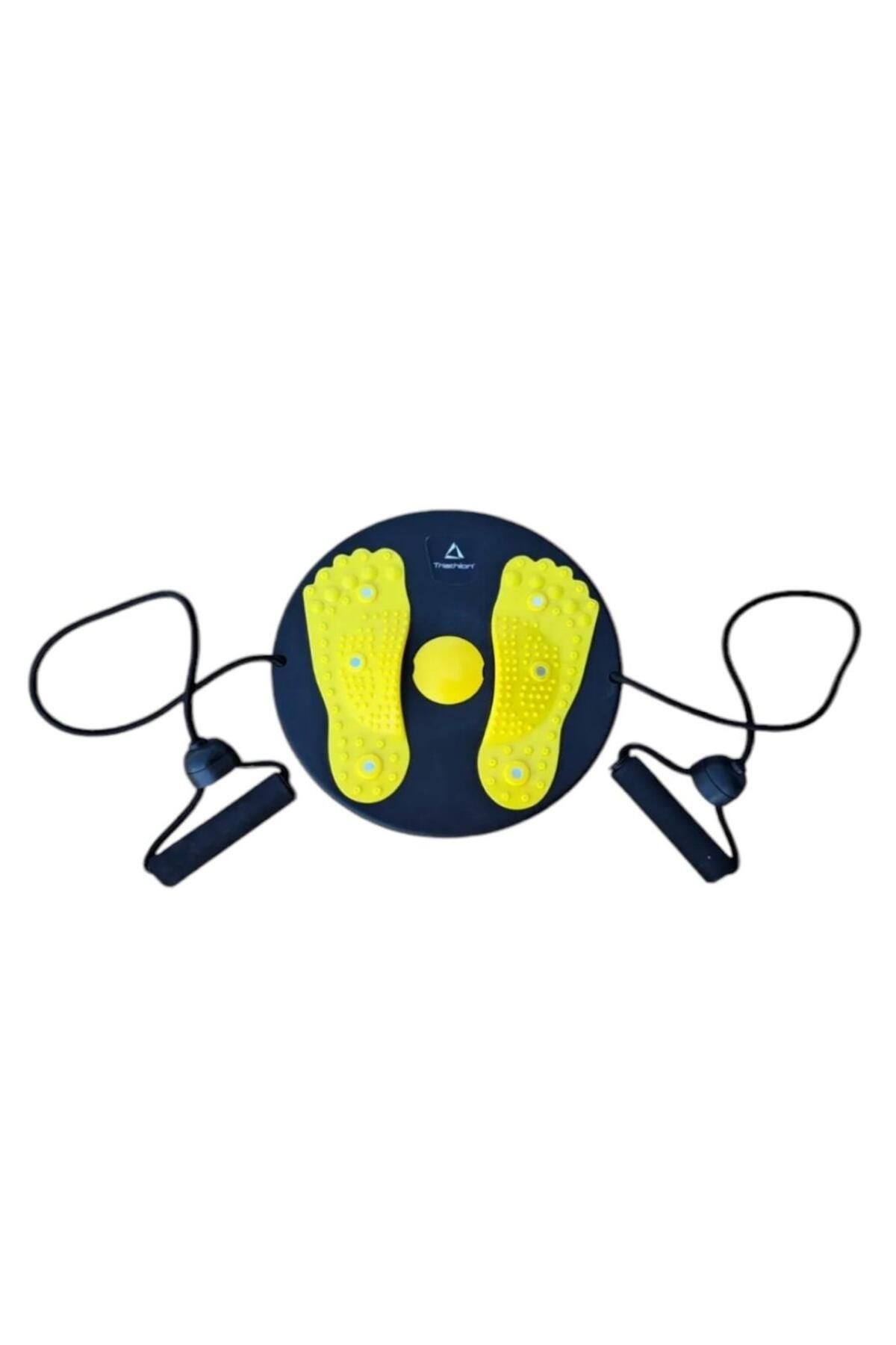 Lastikli Twister Fitness Egzersiz Spor Aleti - Bel Inceltici Waist Twisting Disc
