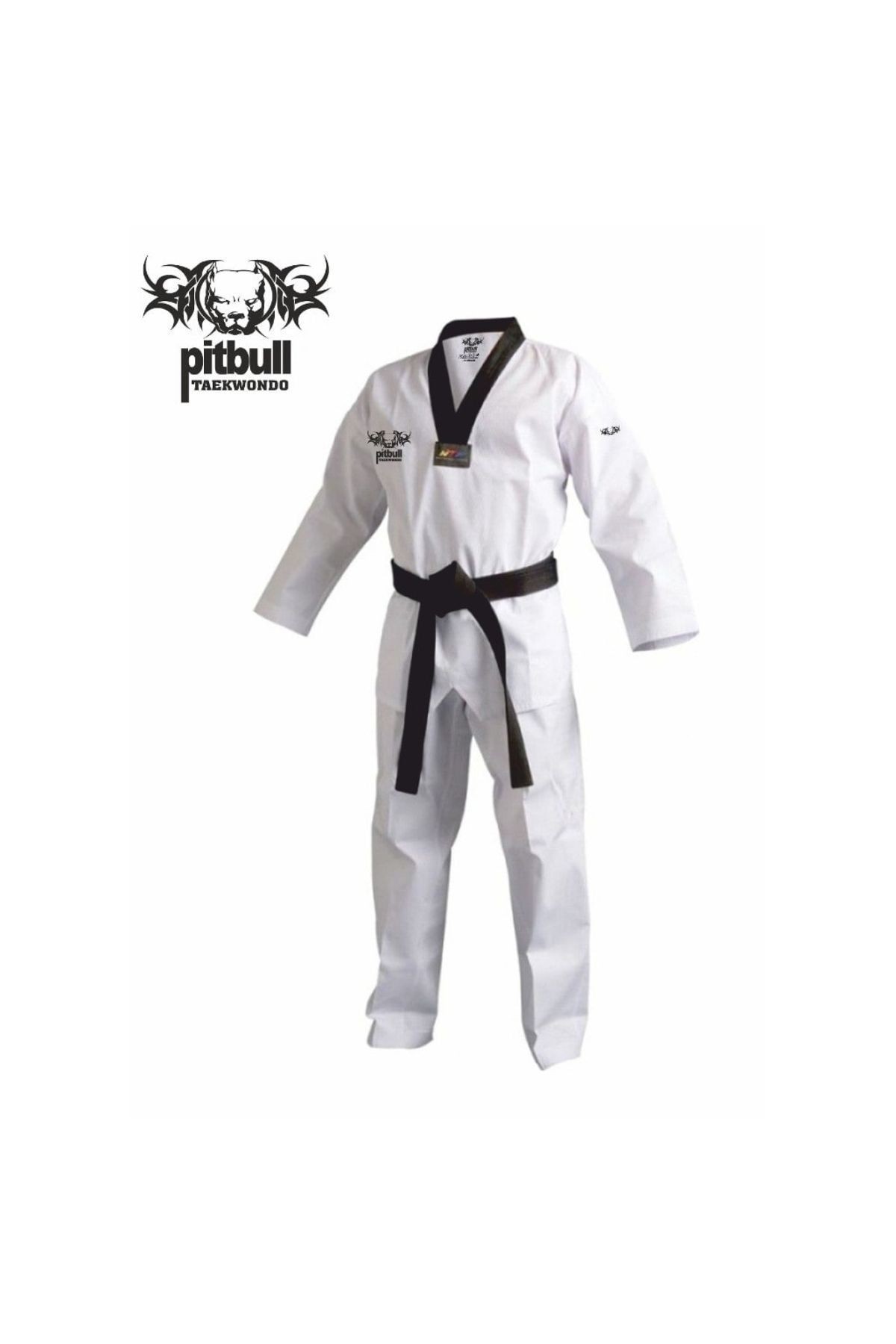 SİYAH YAKA TAEKWONDO ELBİSESİ