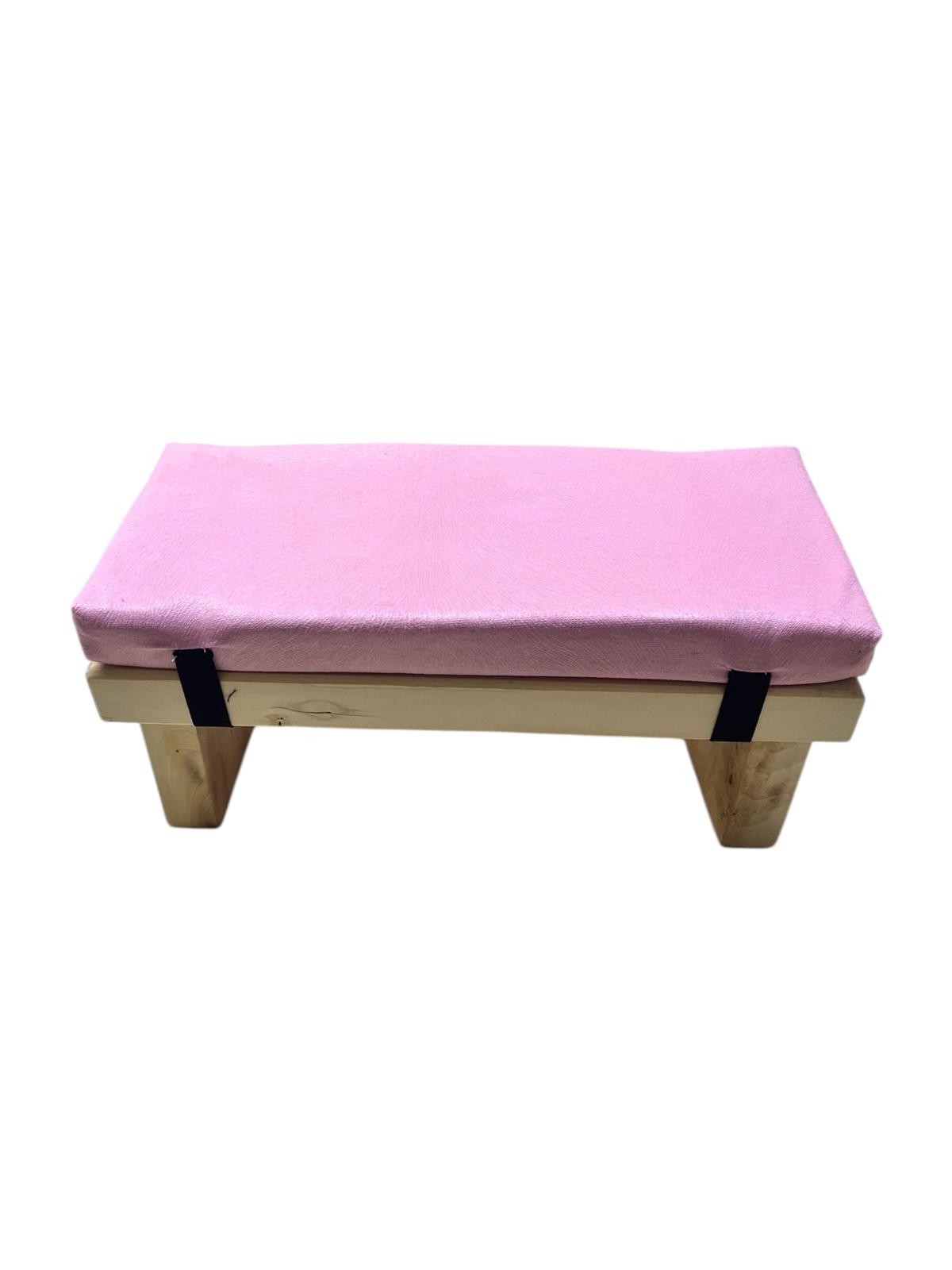  Minderli Katlanır Meditasyon Taburesi - Çanta Hediyeli - pembe