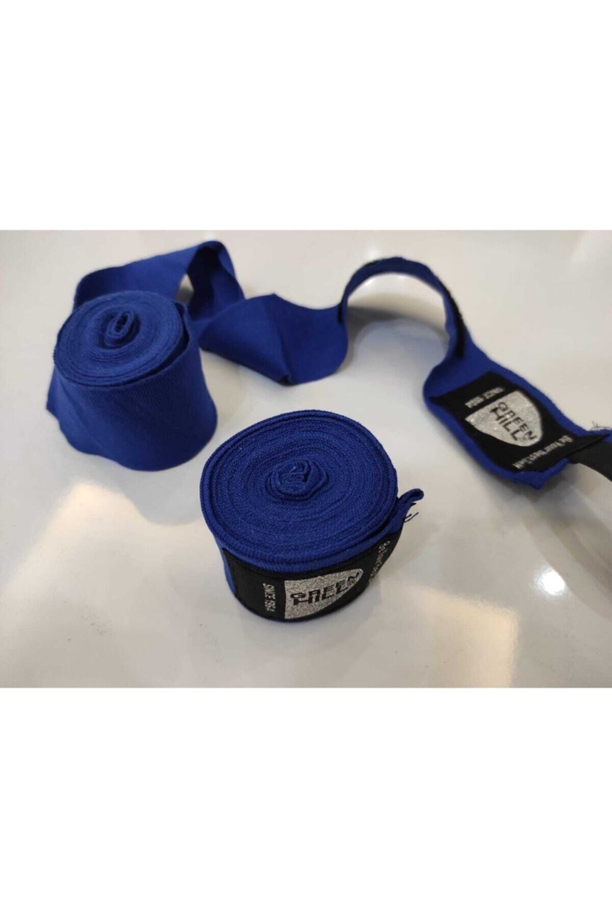 Green Hill Boks Sargı Bandajı Mavi 3.5 mt