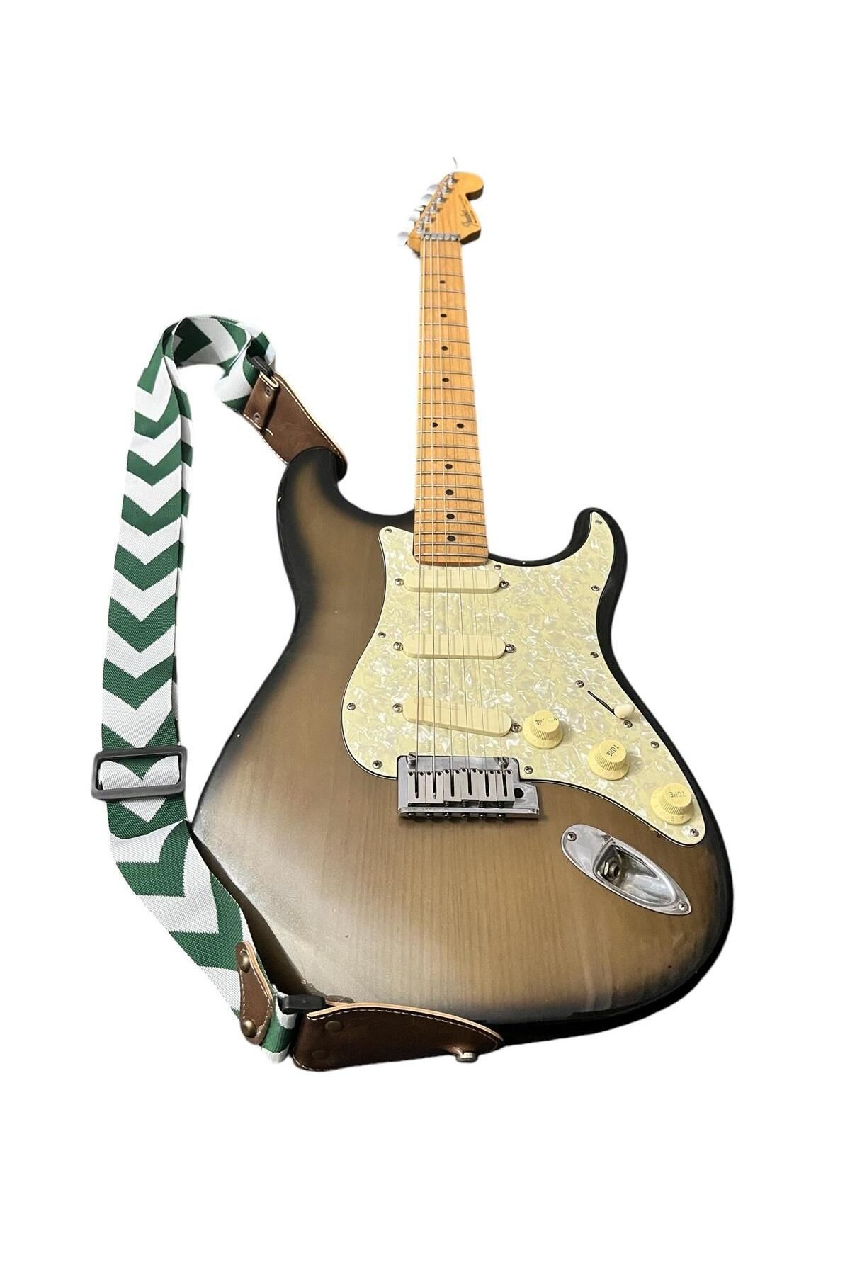 Gitar Askısı, Gitar Omuz Askısı Gitar Kayışı 5 Cm Kalınlık Max: 165 Uzunluk Cm Pena Hediyeli