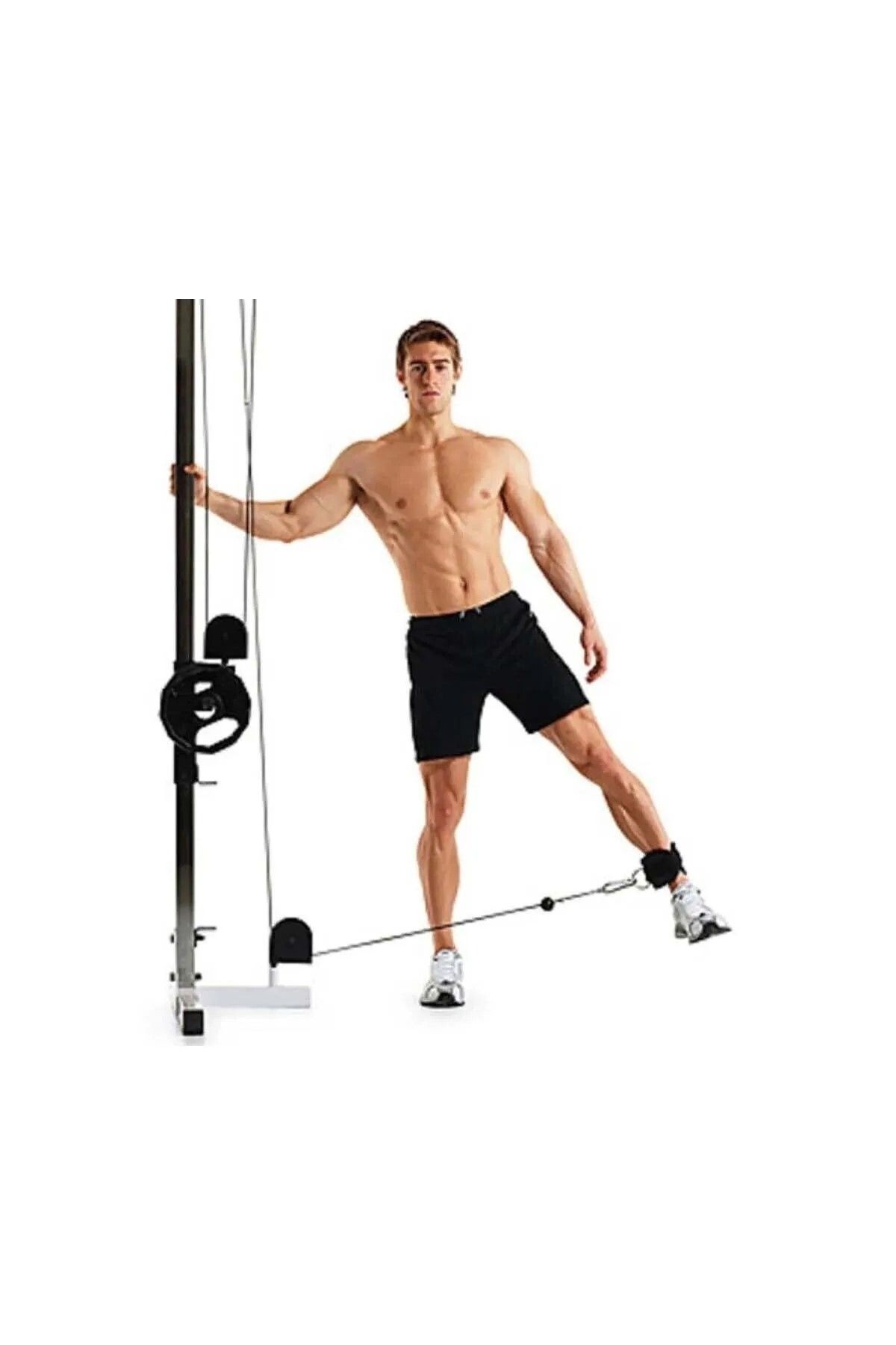 D Ring Fitness Ayak Bileği Ağırlık Çalışma Kemeri /Fitness ve direnç lastiği Ağırlık Çekiş Aparatı