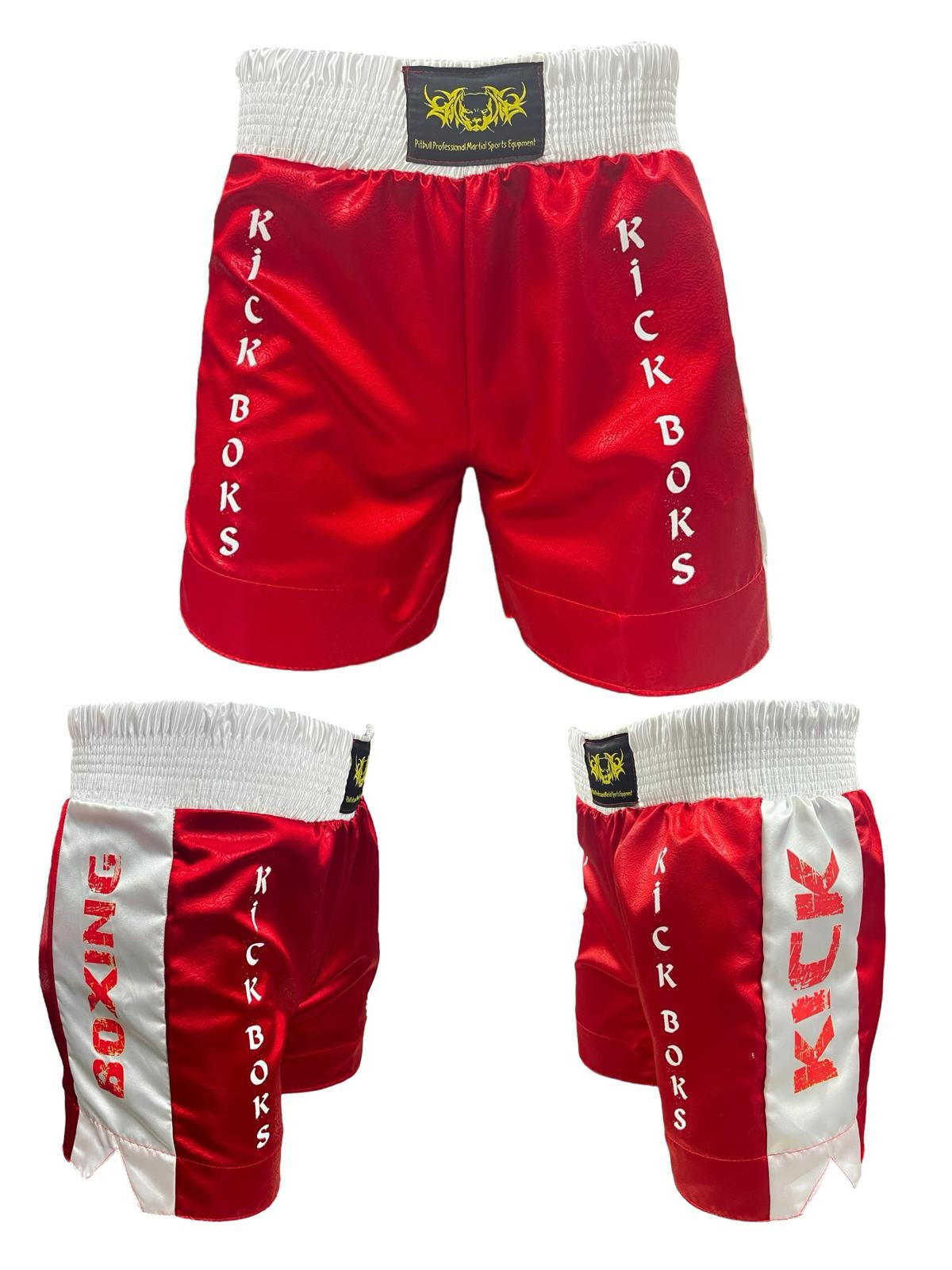 Kick Boks Şortu - Kickboks Şort - kırmızı