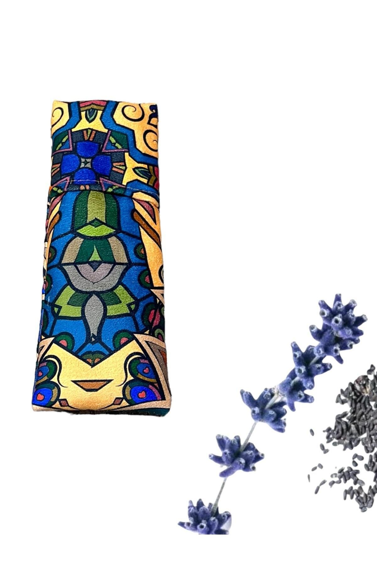 Yoga Lavantalı Göz Yastığı Aromaterapik Meditasyon Lavantalı Göz Bandı