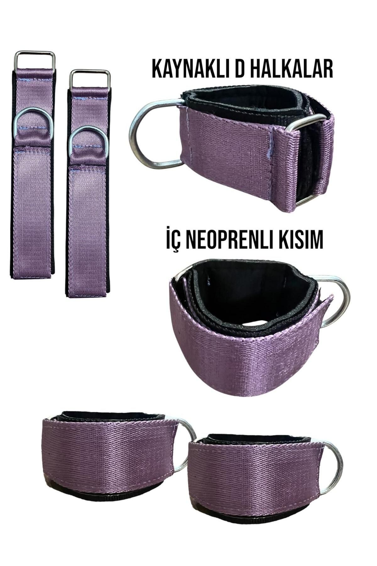 Ayak Bilek Kayışı  Fitness Ağırlık Çekiş Aparatı Direnç Egzersiz Lastiği Ayak Çekme Aparatı 2adet