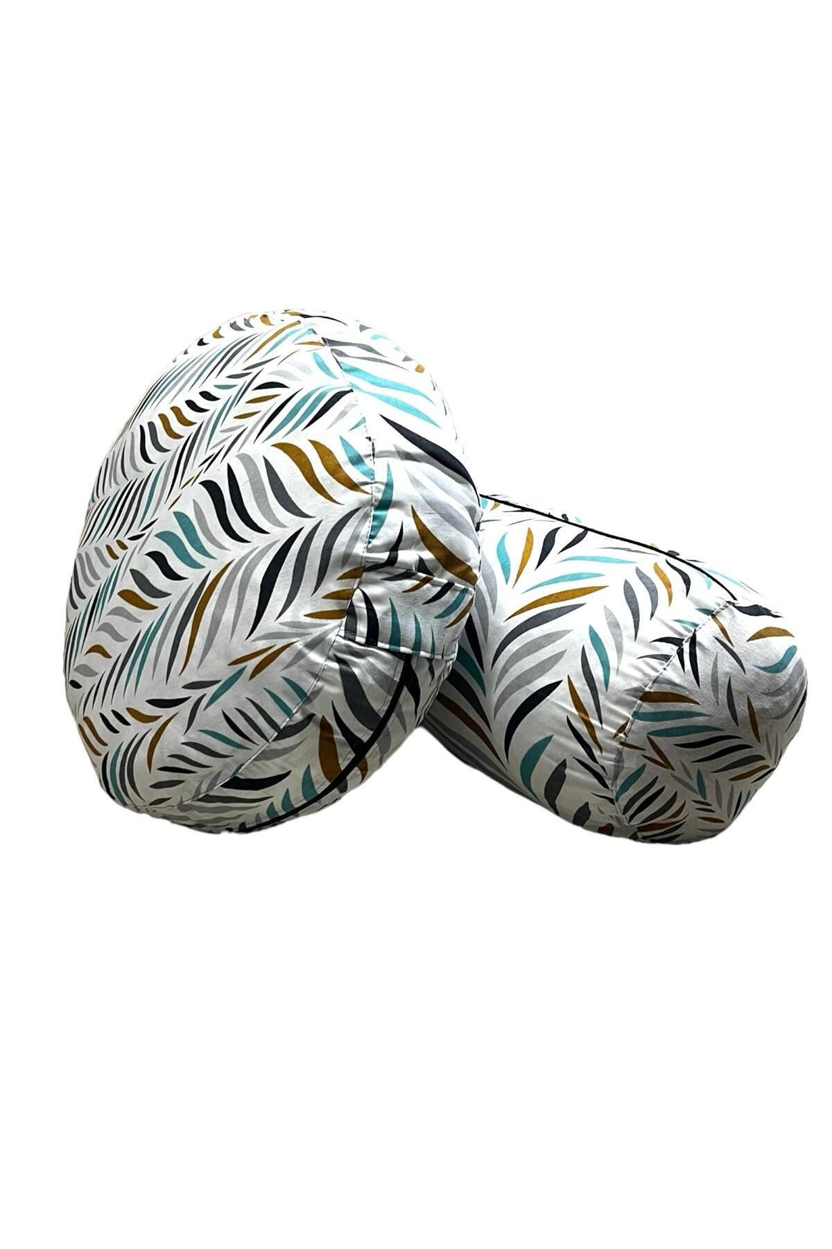 Meditasyon Minderi & Bolster Minderi İkili Set Pamuklu Kumaş
