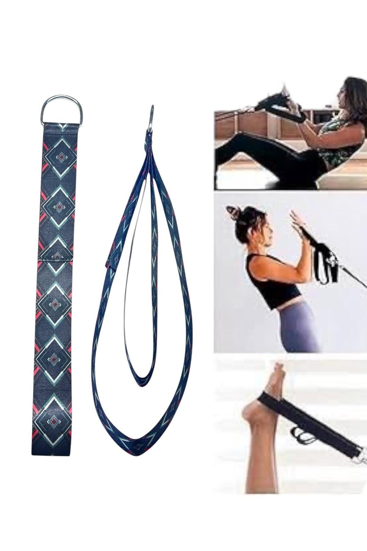 Pilates Reformer Emniyet Kemeri, Reformer Ayak Kayışı, Pilates Reformer Elcik - 3'lü Set