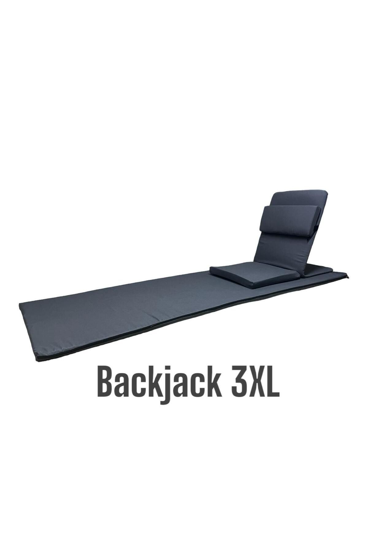 BACKJACK MEDİTASYON SANDALYESİ DESTEKLİ YER MİNDERİ + 60X180 KUMAŞ MAT - BACKJACK 3XL