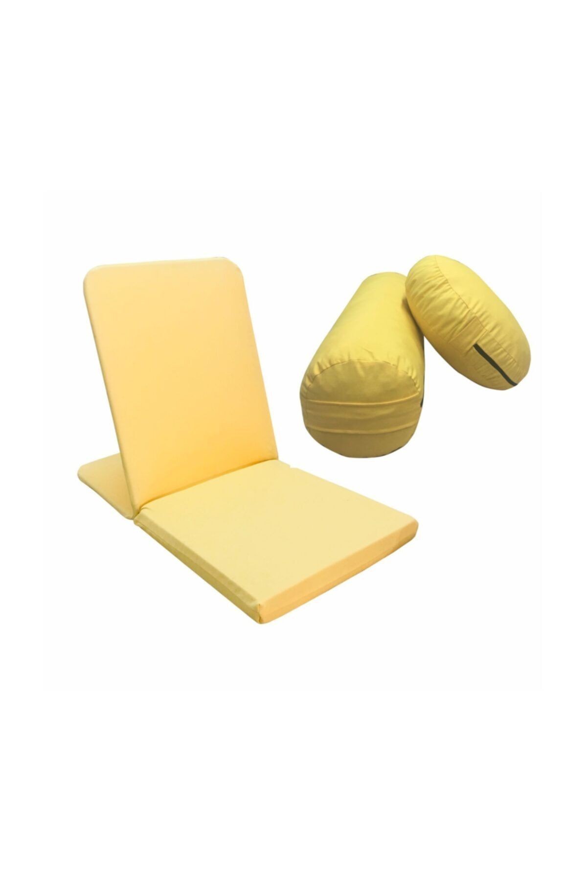 Meditasyon Sandalyesi (back Jack) Meditasyon Minderi Bolster 3'lü Set