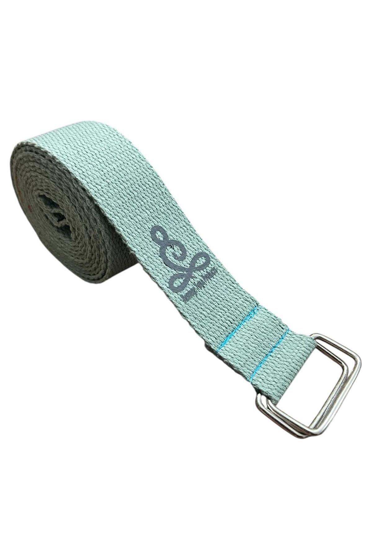 Yoga Kemeri  - Yoga Kayışı - Yoga Germe Kayışı - Yoga Baskılı Yoga Kemeri 180 Cm Çift Halkalı