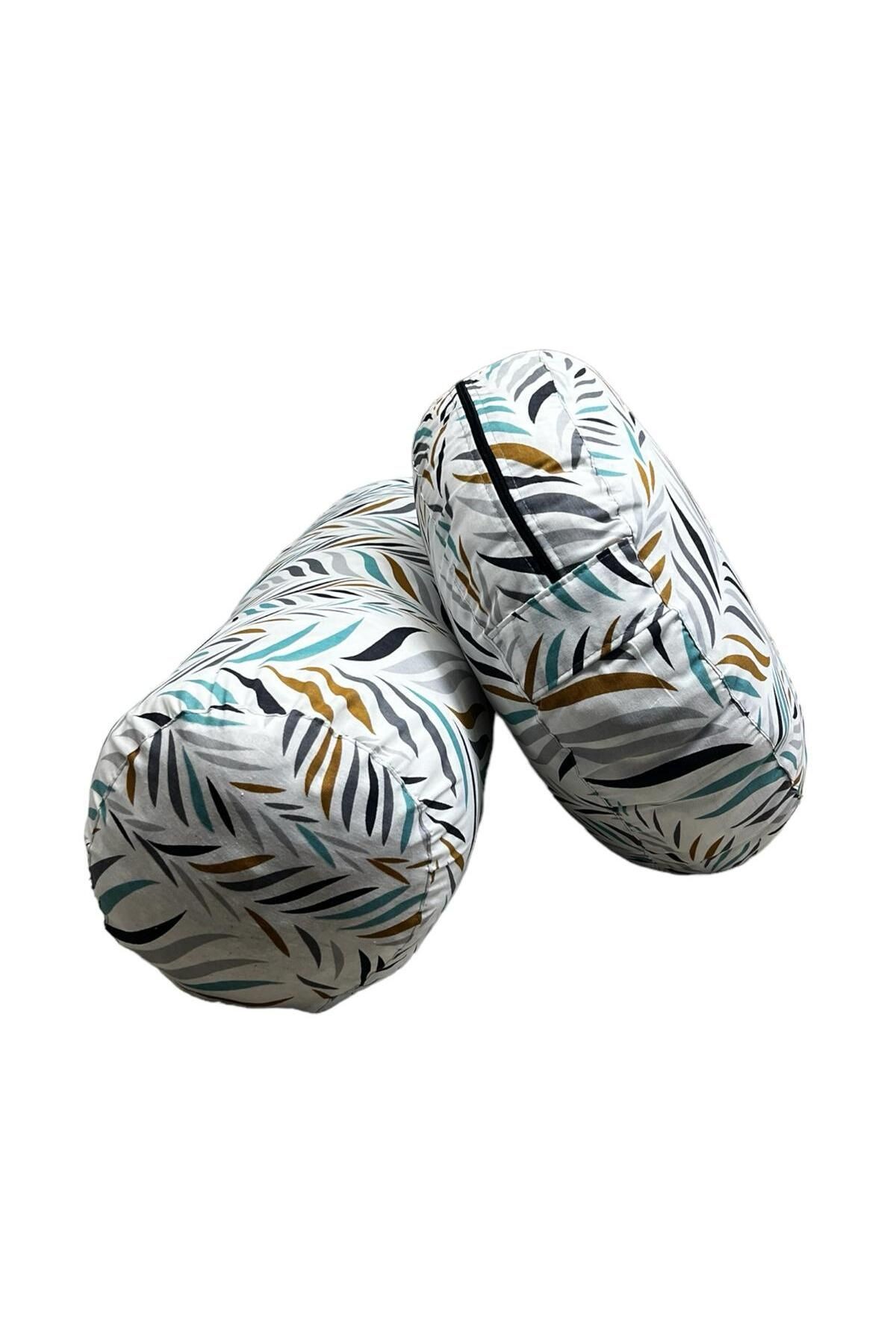 Meditasyon Minderi & Bolster Minderi İkili Set Pamuklu Kumaş
