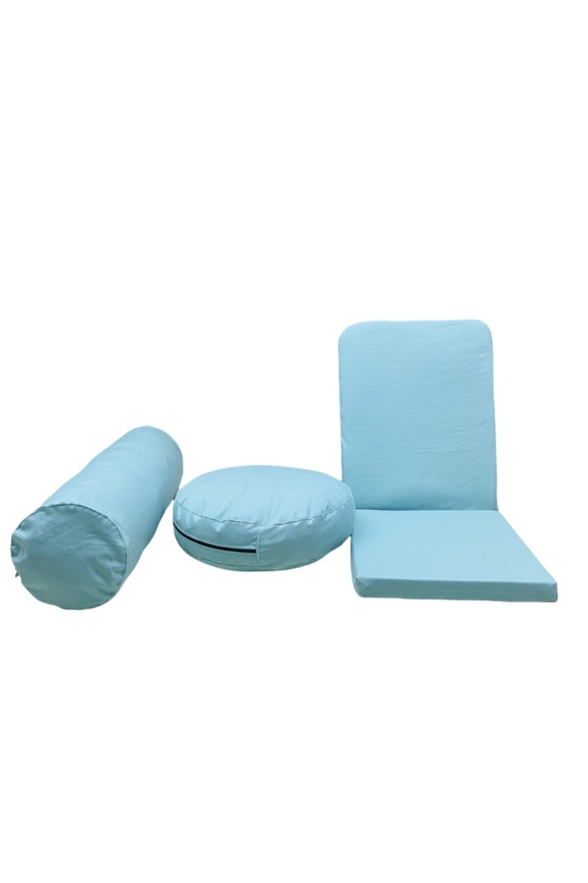 Meditasyon Sandalyesi - Bolster - Meditasyon Minderi Üçlü Set