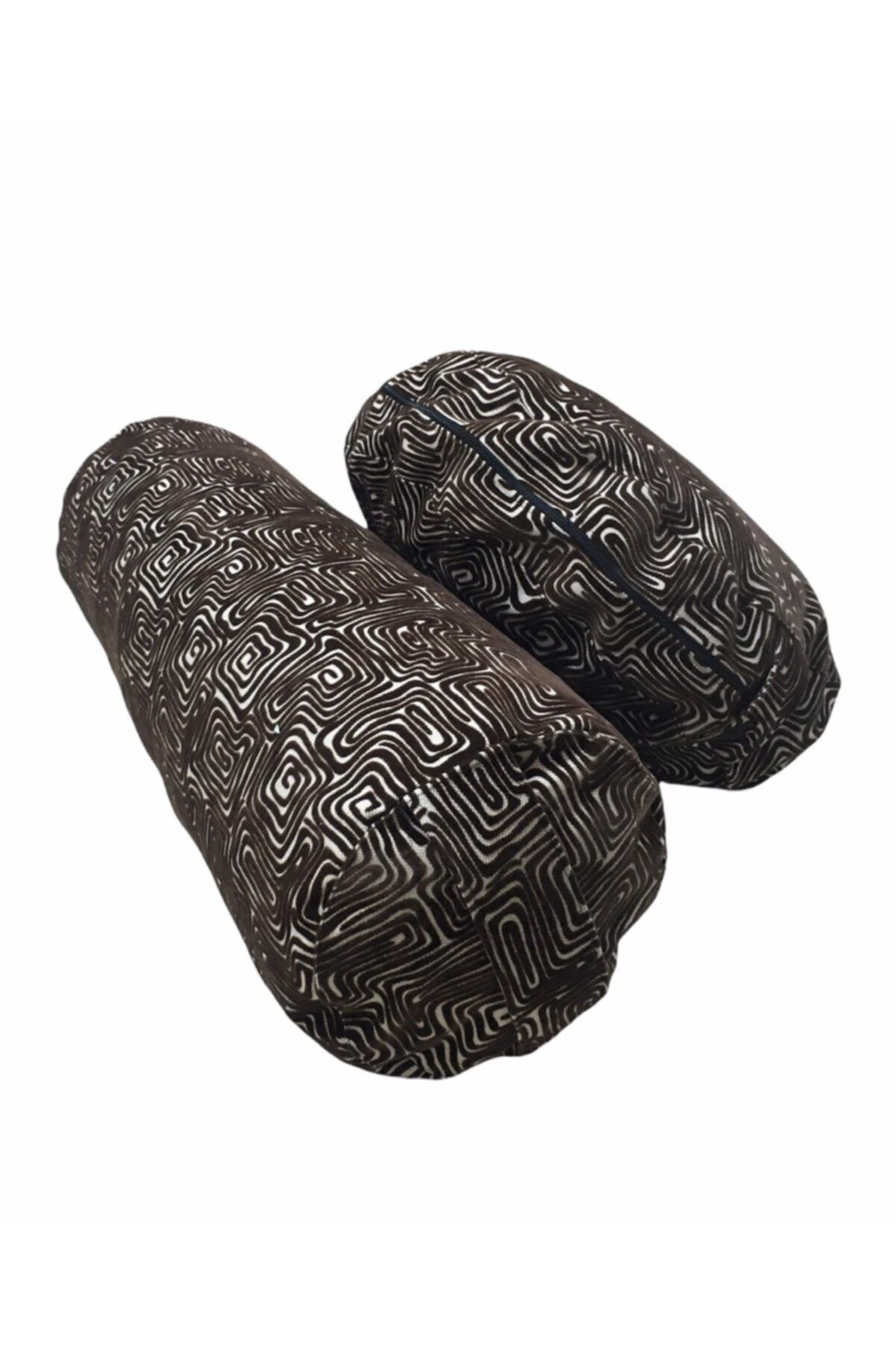 Bolster Minderi - Silindir Yoga Minderi & Meditasyon Minderi Ikili Set