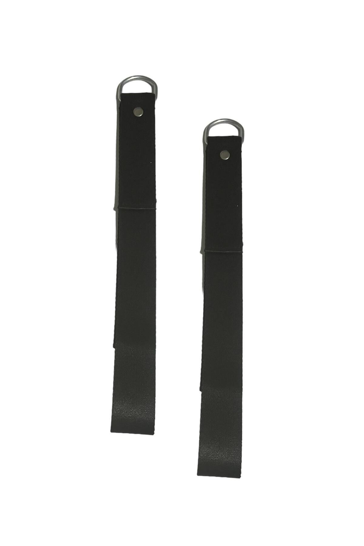 1 Çift Kırmızı-Beyaz Pilates Reformer Halatı +  1 Çift Pilates Reformer Elcik Straps - İkili Set