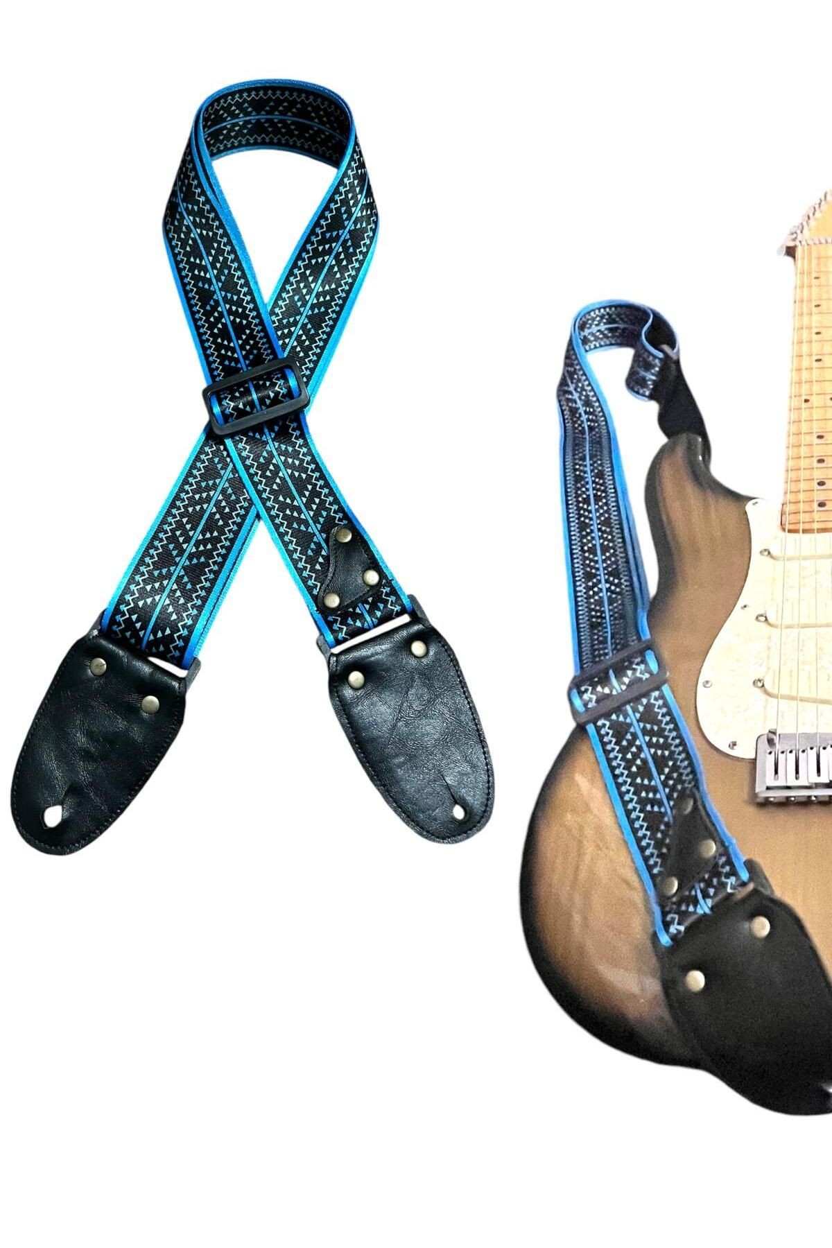 Gitar Askısı, Gitar Omuz Askısı, Gitar Kayışı 5 Cm Kalınlık Max: 165 Cm Uzunluk Pena Hediyeli