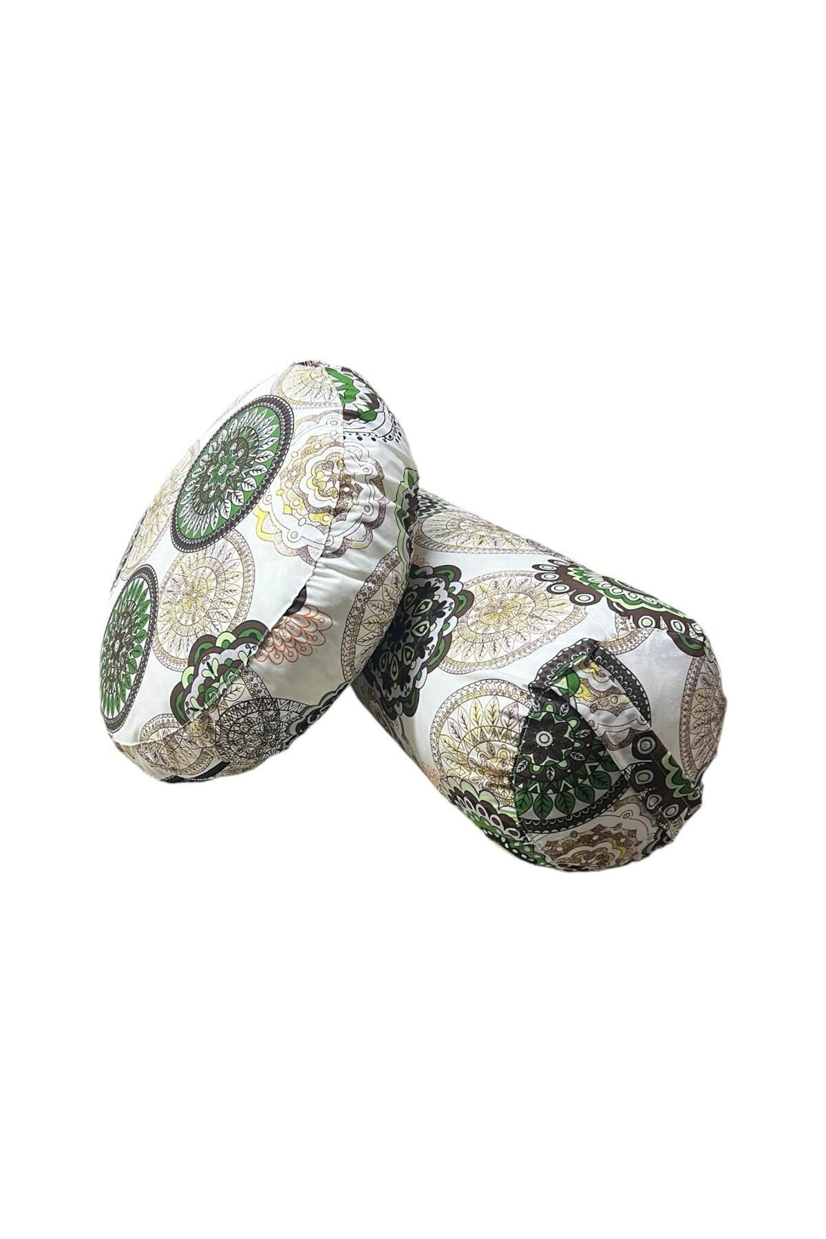 Mandala Desenli Yoga Meditasyon Minderi Ve Yoga Bolster Minderi Ikili Set