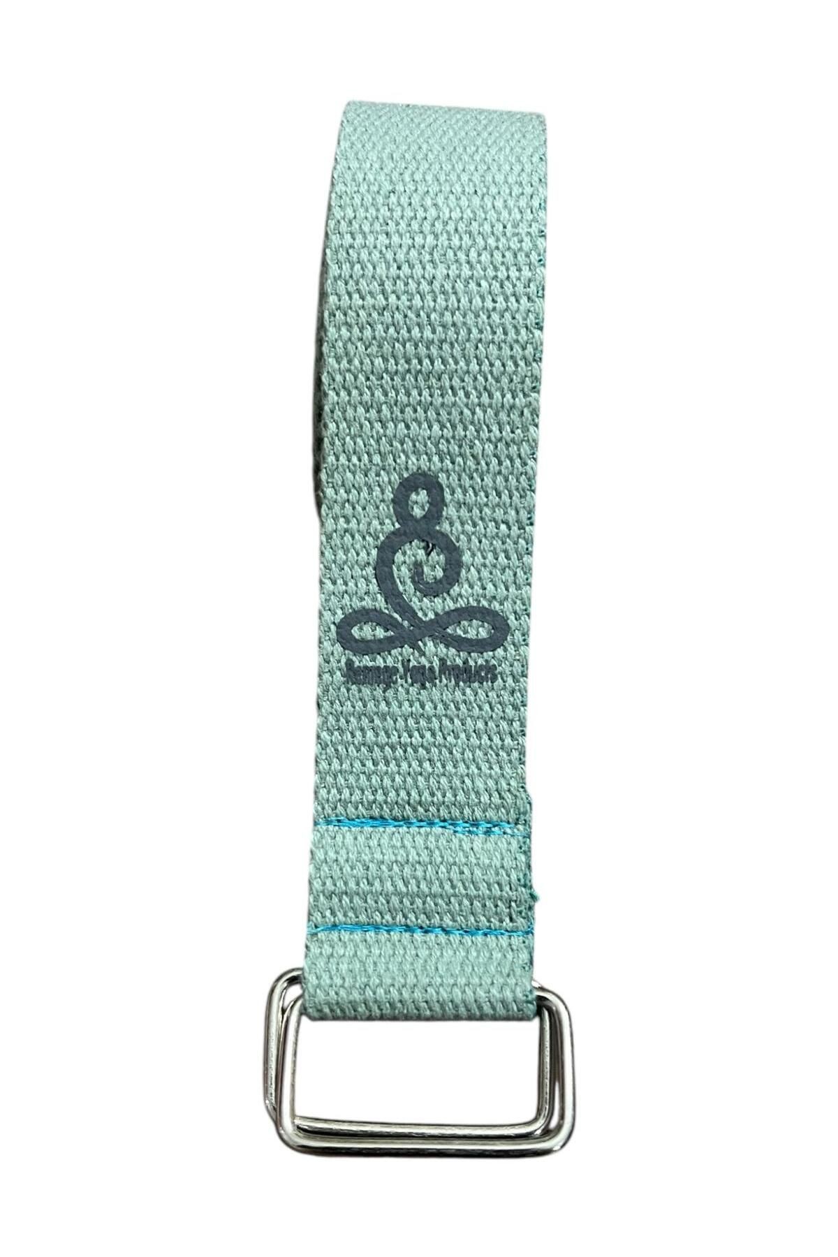 Yoga Kemeri  - Yoga Kayışı - Yoga Germe Kayışı - Yoga Baskılı Yoga Kemeri 180 Cm Çift Halkalı